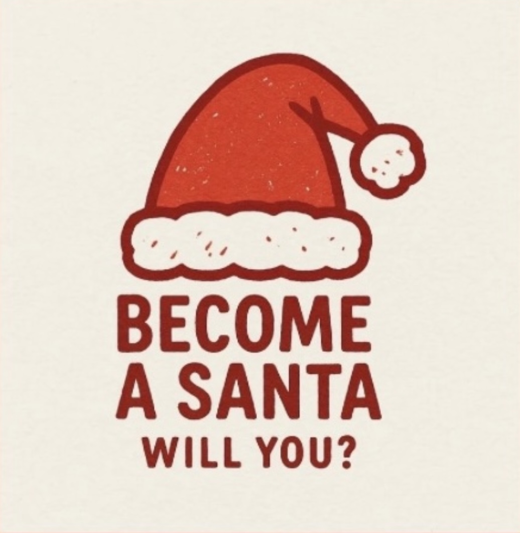 Become a Santa, will you?